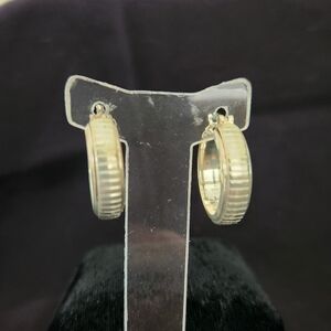 Silver Hoop Earrings